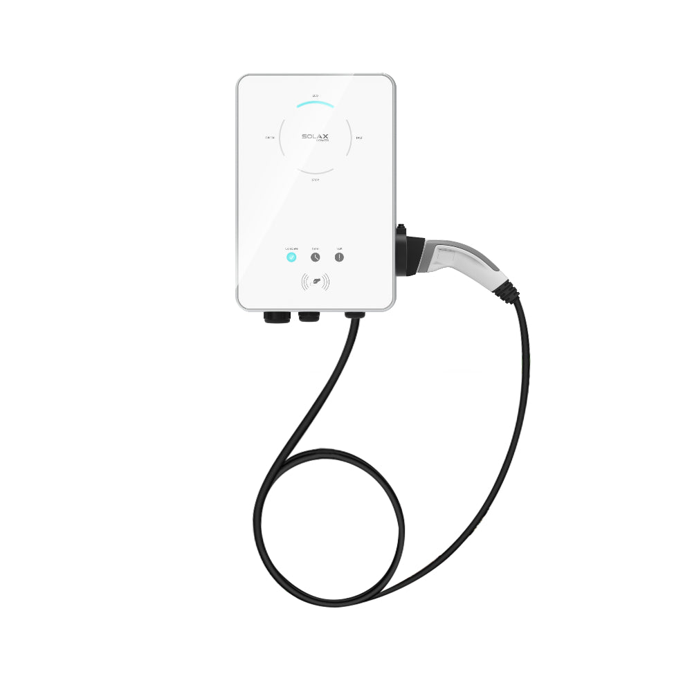 SolaX Power Smart EV Charger X3-EVC mit Typ 2 Ladekabel, Länge: 6,5 m, RFID